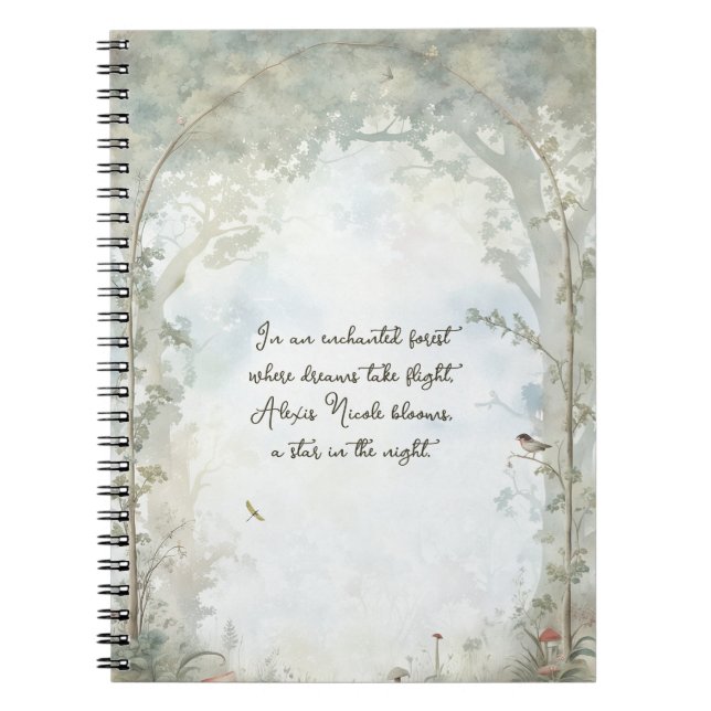Ethereal Enchanted Forest Notebook (Front)