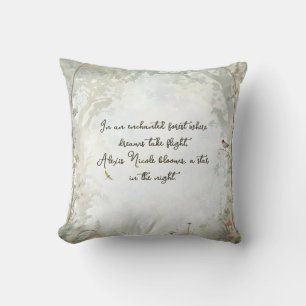 Ethereal Enchanted Forest Throw Pillow