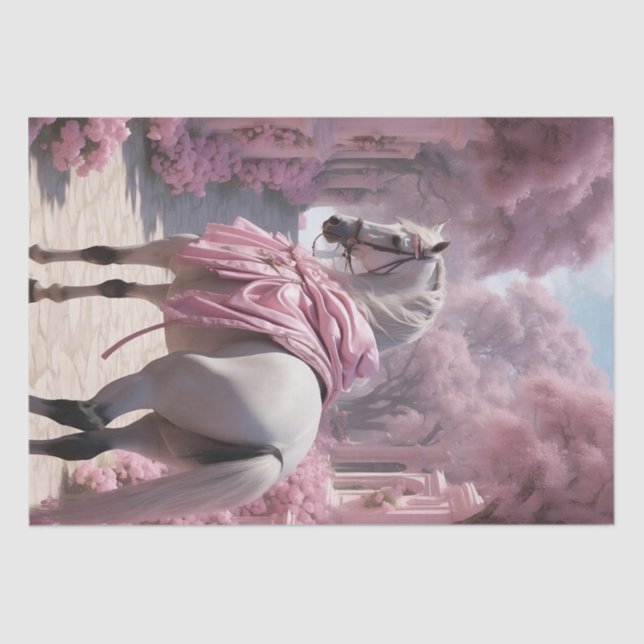 Ethereal Equestrian Elegance Tissue Paper (Front)