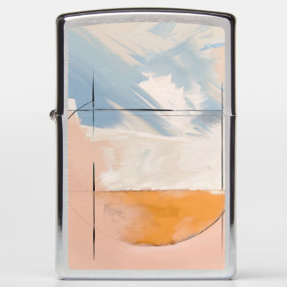 Ethereal Equilibrium: Where Geometry Meets the Sky Zippo Lighter