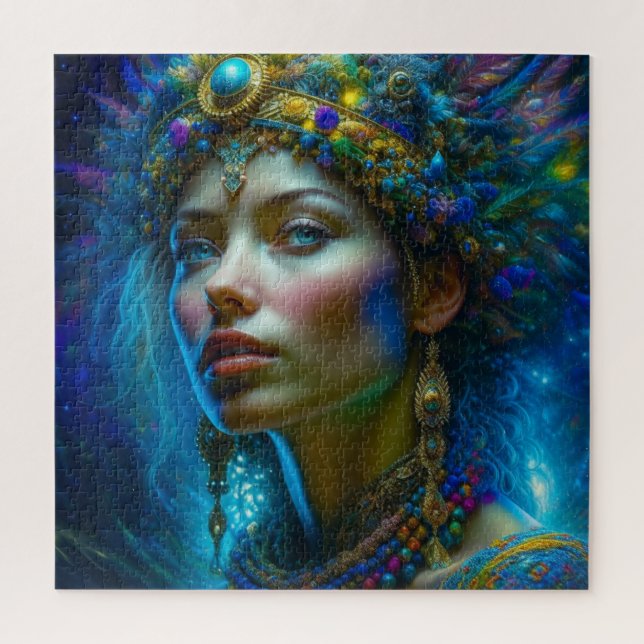 Ethereal Fantasy Art Princess Warrior Beautiful   Jigsaw Puzzle (Vertical)