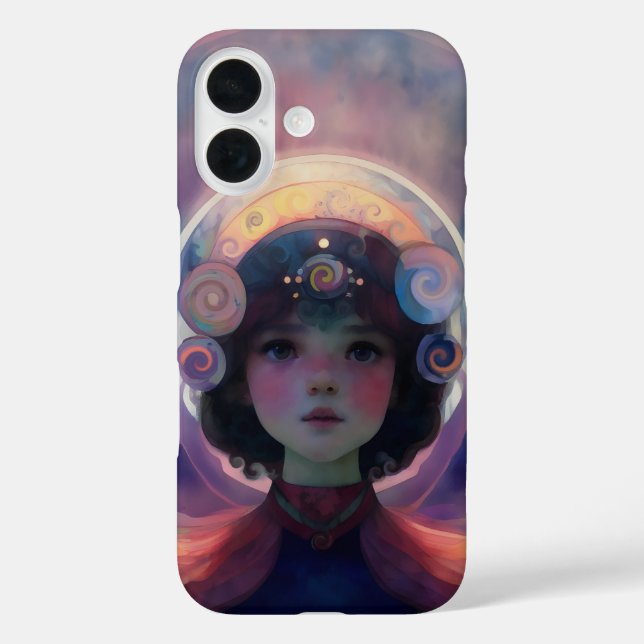 Ethereal Fantasy Celestial Child Dream Guardian Case-Mate iPhone Case (Back)