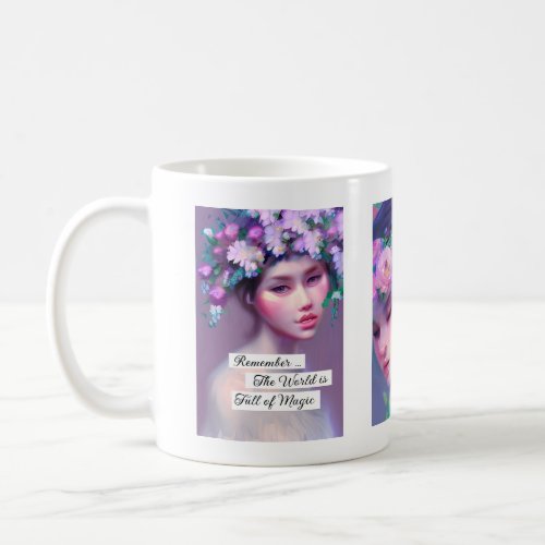 Ethereal Fantasy Fairytale Art  Pretty Women  Coffee Mug