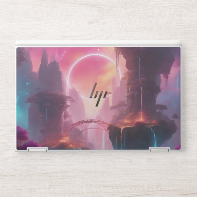 Ethereal Fantasy Landscape Laptop Skin – Mystical  (Front)