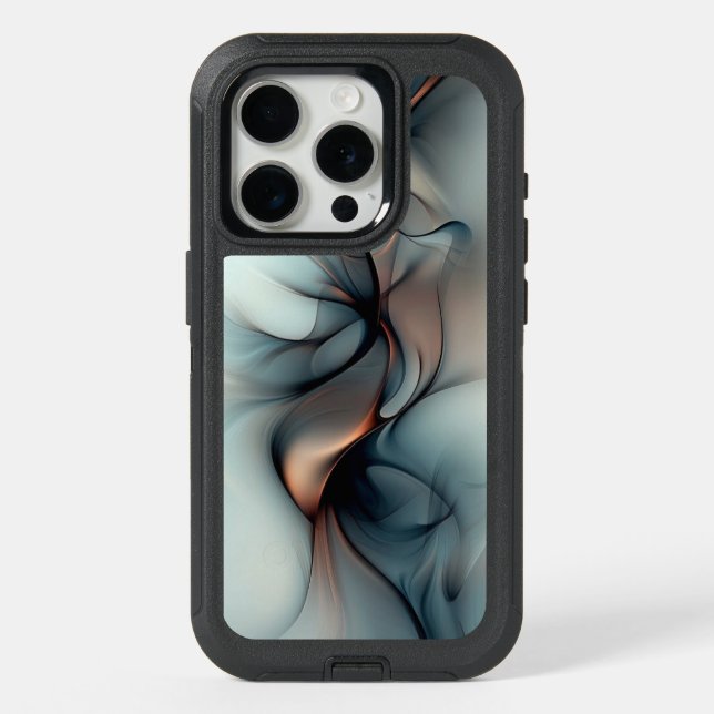 Ethereal Flow – Abstract Elegance iPhone 15 Pro Ca (Back)