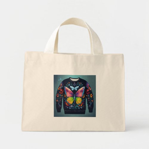 Ethereal Flutter Butterfly_Inspired T_Shirt Colle Mini Tote Bag