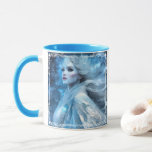 Ethereal Frozen Snow Queen Fantasy Art Mug