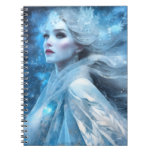 Ethereal Frozen Snow Queen Fantasy Art Notebook