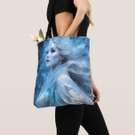 Ethereal Frozen Snow Queen Fantasy Art Tote Bag