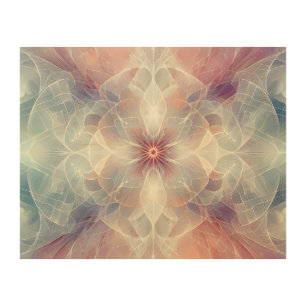 Ethereal Geometry Wood Wall Art