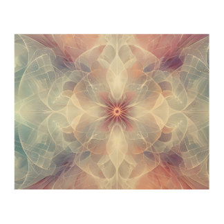 Ethereal Geometry Wood Wall Art