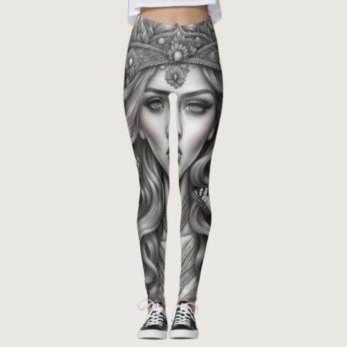 Ethereal Goddess of Butterflies Leggings