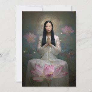 Ethereal Goddess Quan Yin High Frequency Floral Invitation