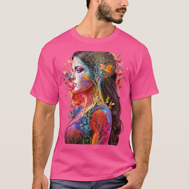 Ethereal Goddess – Tree of Life T-Shirt (Front)