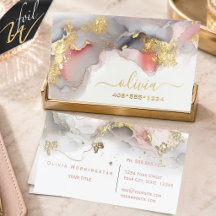 Ethereal Gold and Gray Marble