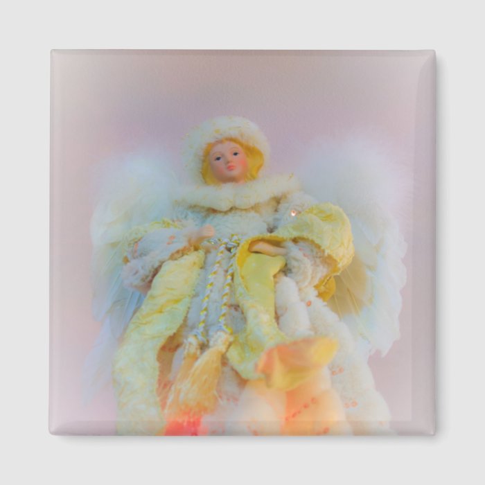 Ethereal Guardian Angel Fridge Magnet