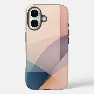 Ethereal Harmony Abstract Art Modern Pastel Color iPhone 16 Case