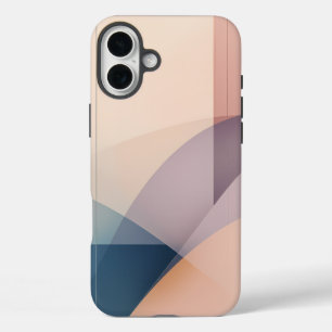 Ethereal Harmony Abstract Pastel Art Colors Design iPhone 16 Plus Case