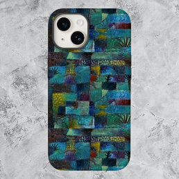 Ethereal Harmony: Paul Klee&#39;s Terraced Garden iPhone 15 Case