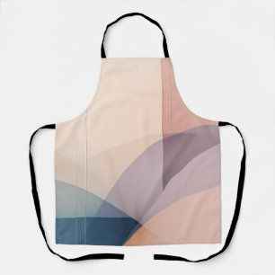 Ethereal Harmony Summary Art Modern Pastel Color Apron