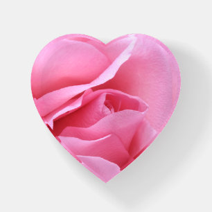 Ethereal Heart-Shaped Paperweight