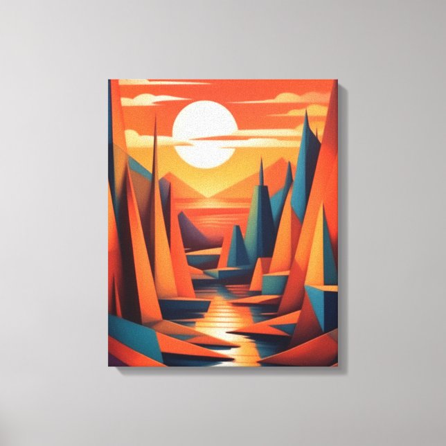 Ethereal Horizon Canvas Print (Front)