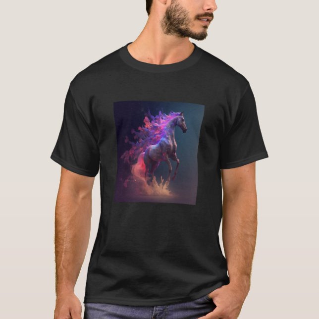 Ethereal Horse Horseback Riding Trail Riding Loves T-Shirt (Front)