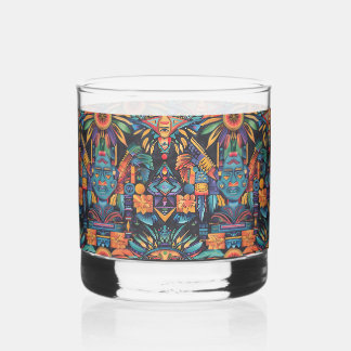 Ethereal Indigo "Epochal Symmetry" Beverage Glass