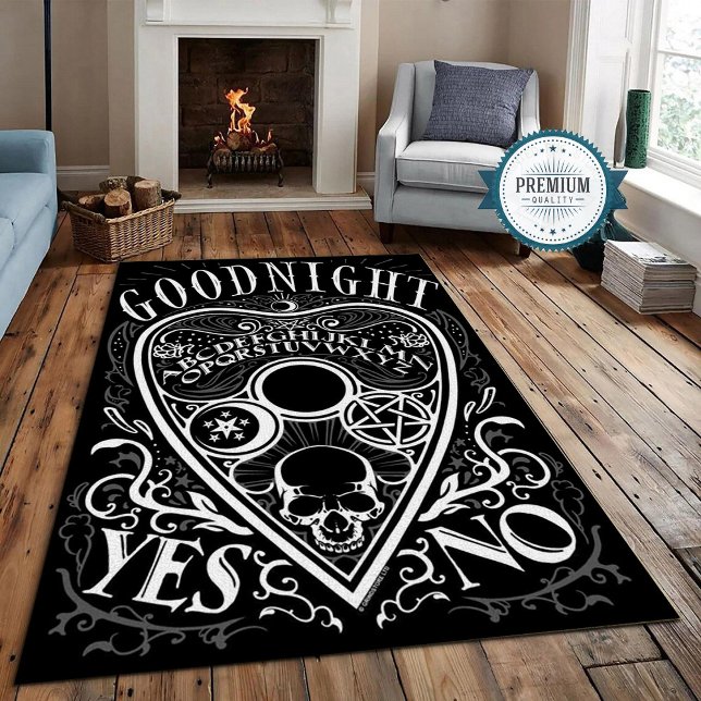 Ethereal Ink: Tattoo-Inspired Area Rug (Tattoo rug)