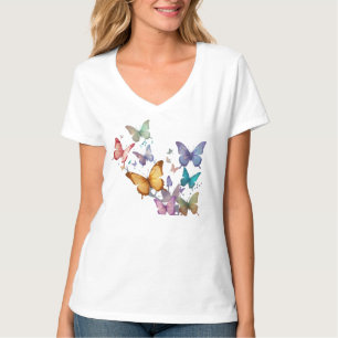 Ethereal Iridescent Butterflies T-Shirt
