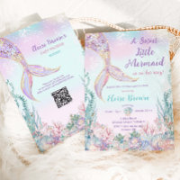 Ethereal Little Mermaid Girl Baby Shower