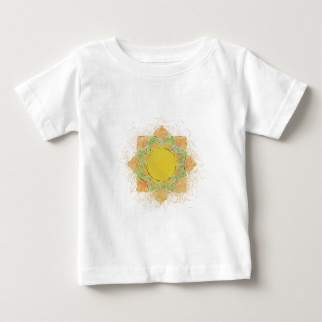 Ethereal Lotus Flower Baby T-Shirt (Front)