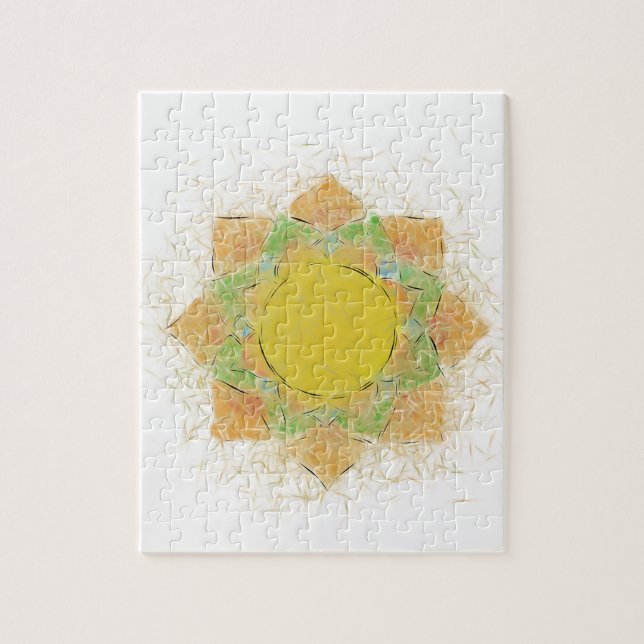 Ethereal Lotus Flower Jigsaw Puzzle (Vertical)