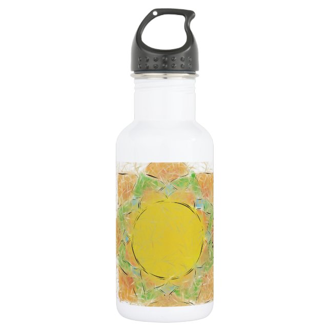 Ethereal Lotus Flower Water Bottle (Front)