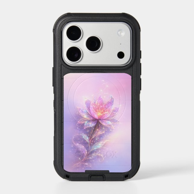 Ethereal Lotus Light Otterbox iPhone Case (Back)