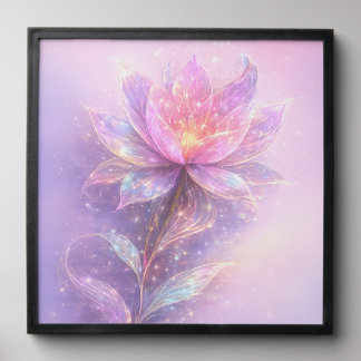 Ethereal Lotus Light Peel And Stick Photo Tile