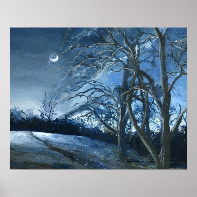 Ethereal Louisiana Night Poster (Front)