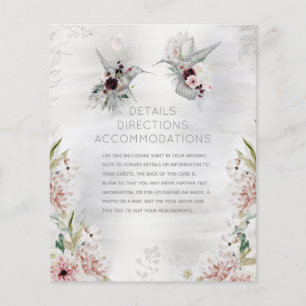 Ethereal Love Wedding Details Accommodations