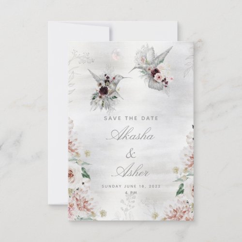 Ethereal Love Wedding Save The Date Card