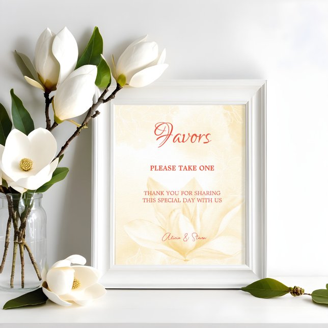 Ethereal Magnolia Flower, Wedding Favors  Poster (Creator Uploaded)