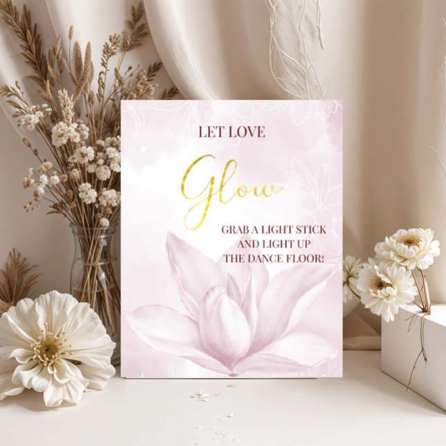 Ethereal Magnolia Flower, Wedding Glow Poster (Creator Uploaded)