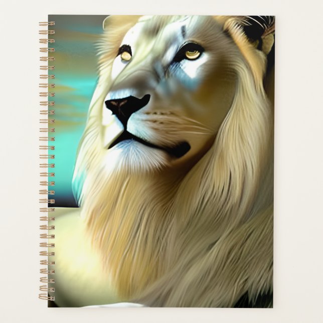 Ethereal  Majestic Lions Planner (Front)
