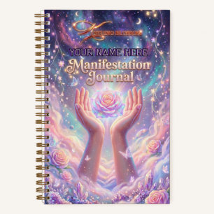 Ethereal Manifestation - Purple Galaxy & Roses Not Notebook