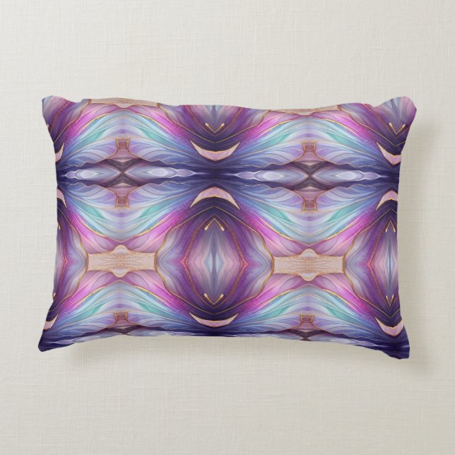 Ethereal Mirage Accent Pillow (Back)