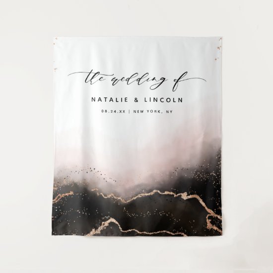 Ethereal Mist Ombre Blush Photo Booth Backdrop
