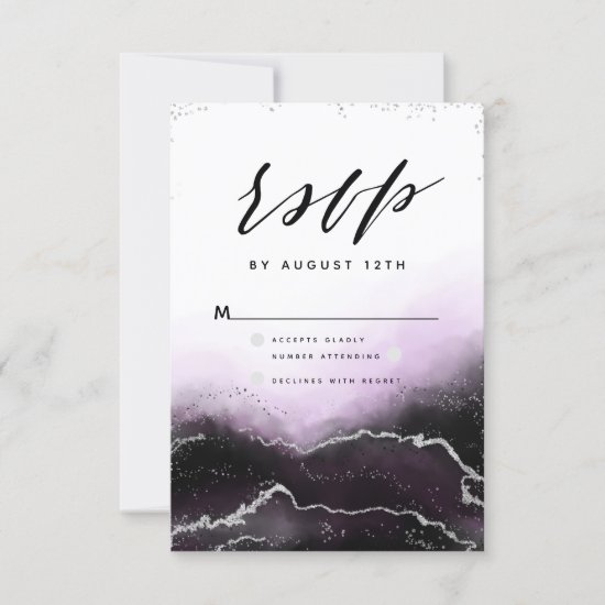 Ethereal Mist Ombre Ultra Violet Gilded Moody RSVP