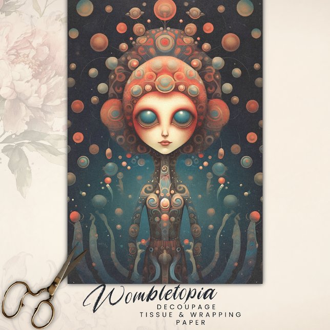 Ethereal Modern Cosmic Oracle Fantasy Decoupage Tissue Paper (Creator Uploaded)