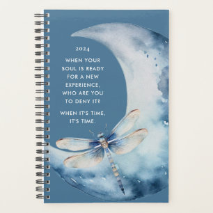 Ethereal Moon and Dragonfly 2024 Planner