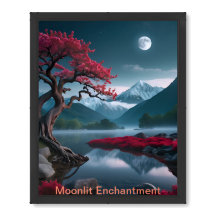 Ethereal Moonlight: A Mystical Night