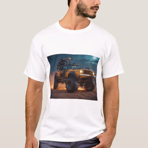Ethereal Moonlight Mad Max 4x4 Hot Rod T_Shirt T_Shirt